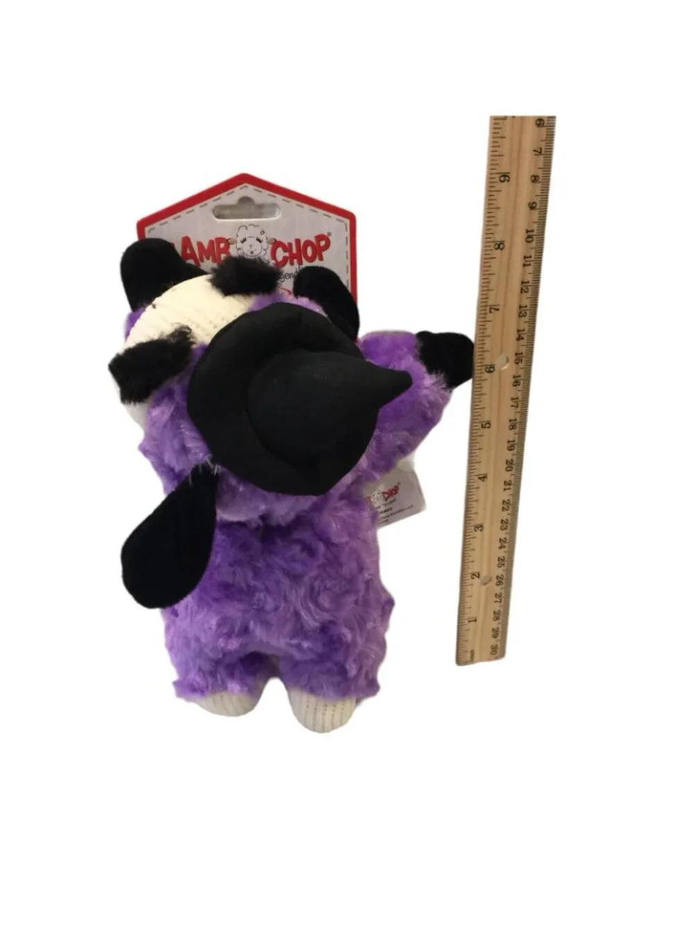 Lamb Chop Purple Witch Halloween Plush Squeak 9